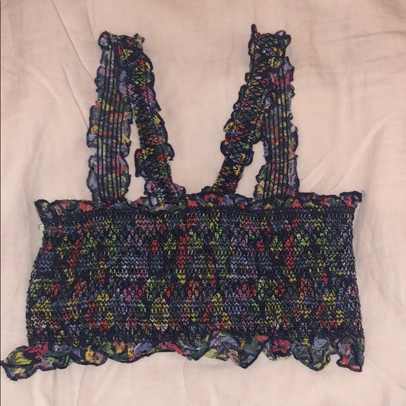 Urban Outfitters Multi Color Crop Top - Picture 2 of 3